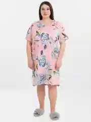 Розовый платье домашнее, туника, сорочка