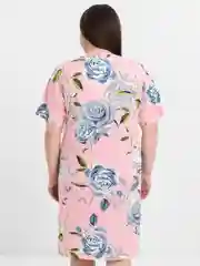 Розовый платье домашнее, туника, сорочка