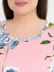 Розовый платье домашнее, туника, сорочка