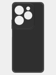 Чехол-накладка Krutoff Silicone Case для INFINIX Hot 40/ 40 Pro черный