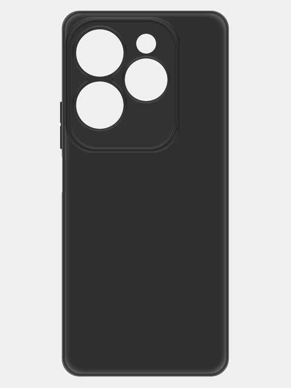 Чехол-накладка Krutoff Silicone Case для INFINIX Hot 40/ 40 Pro черный