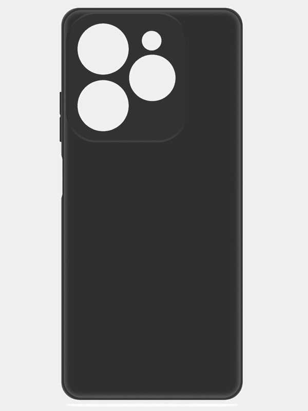 Чехол-накладка Krutoff Silicone Case для INFINIX Hot 40i черный