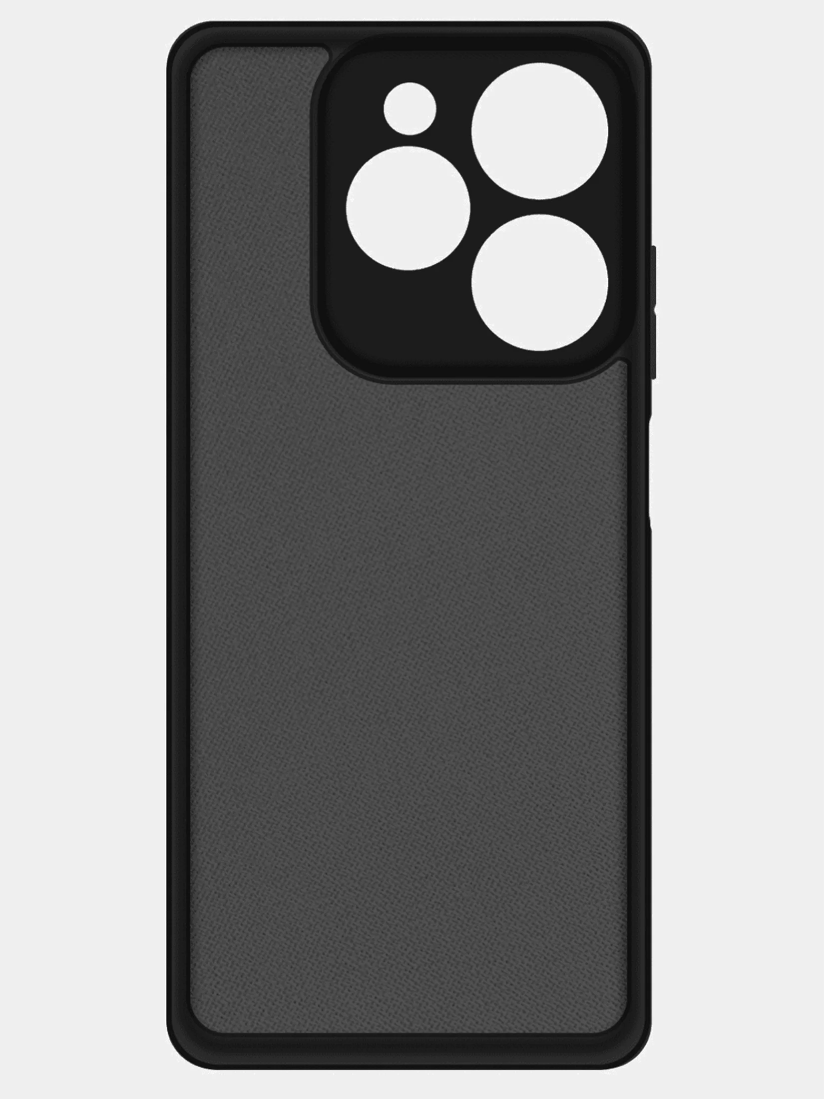 Чехол-накладка Krutoff Silicone Case для INFINIX Hot 40i черный