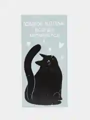 Черный конверт для денег с котиками, денежная открытка- конверт с котами, 75 видов