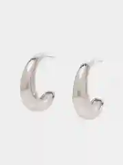 Серебряный серьги женские геометрической формы