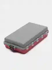 Бордовый коробочка для снастей СЧ-4, 150 х 85 х 35 мм, 20 отделений