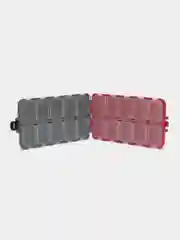 Бордовый коробочка для снастей СЧ-4, 150 х 85 х 35 мм, 20 отделений