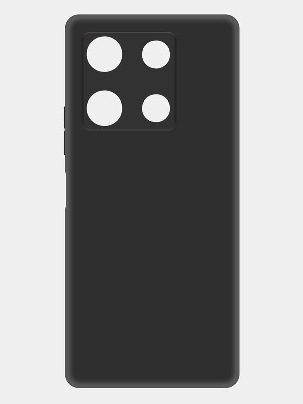 Чехол-накладка Krutoff Silicone Case для INFINIX Note 30 Pro черный