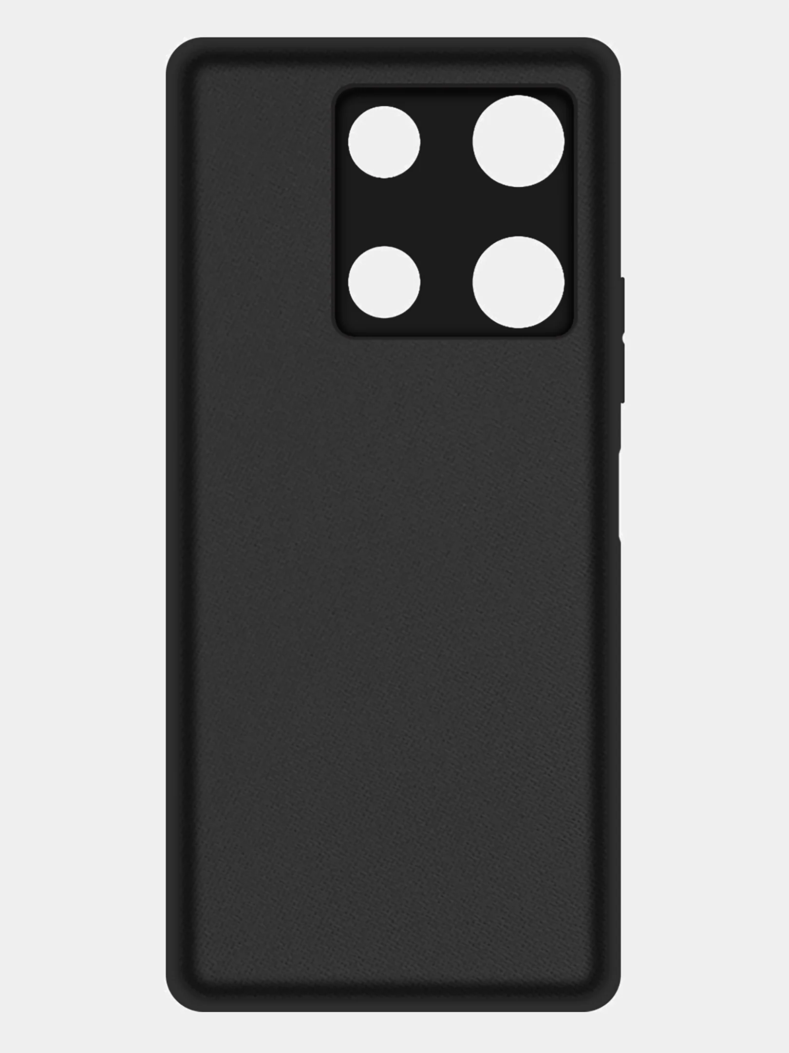 Чехол-накладка Krutoff Silicone Case для INFINIX Note 30 Pro черный