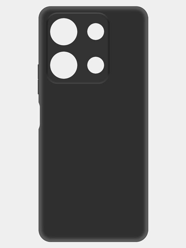 Чехол-накладка Krutoff Silicone Case для INFINIX Note 30 черный