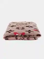 Коричневый плед-покрывало