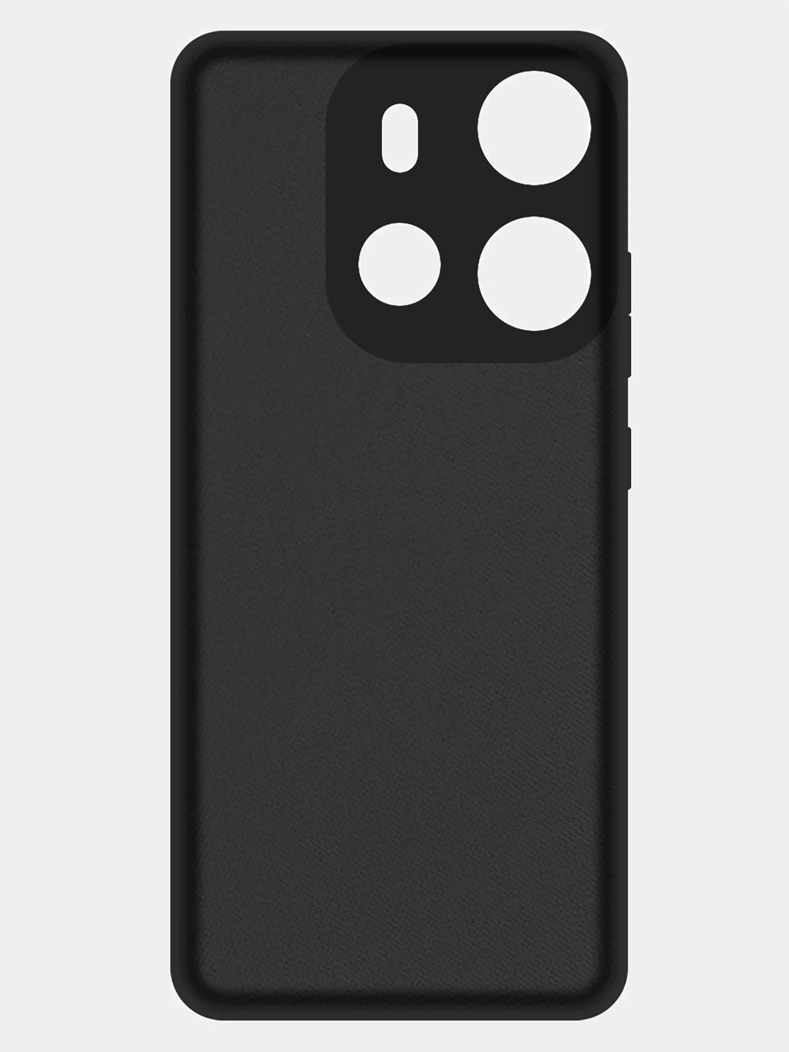 Чехол-накладка Krutoff Silicone Case для INFINIX Smart 7 черный