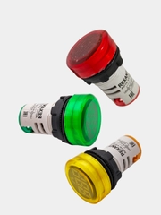 Вольтметр (индикатор значения напряжения) VD22 70-500 B, красный/желтый/зеленый REXANT