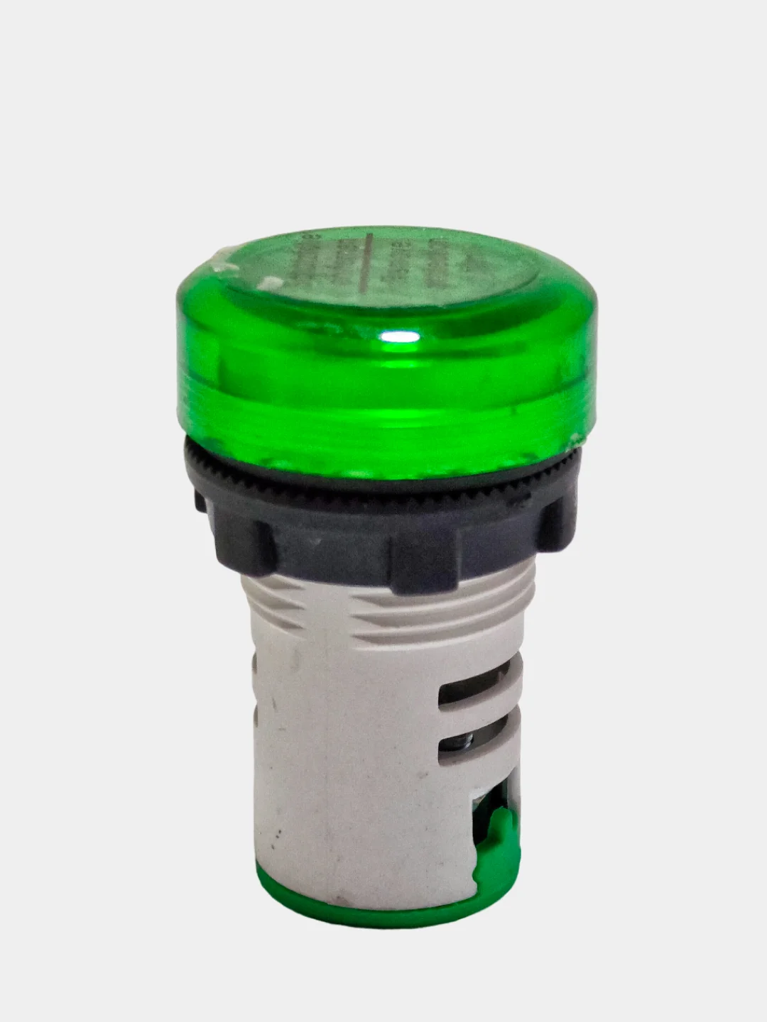 Зеленый вольтметр (индикатор значения напряжения) VD22 70-500 B, красный/желтый/зеленый REXANT