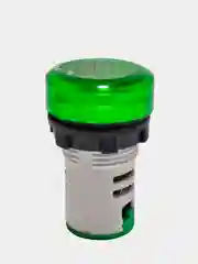 Зеленый вольтметр (индикатор значения напряжения) VD22 70-500 B, красный/желтый/зеленый REXANT
