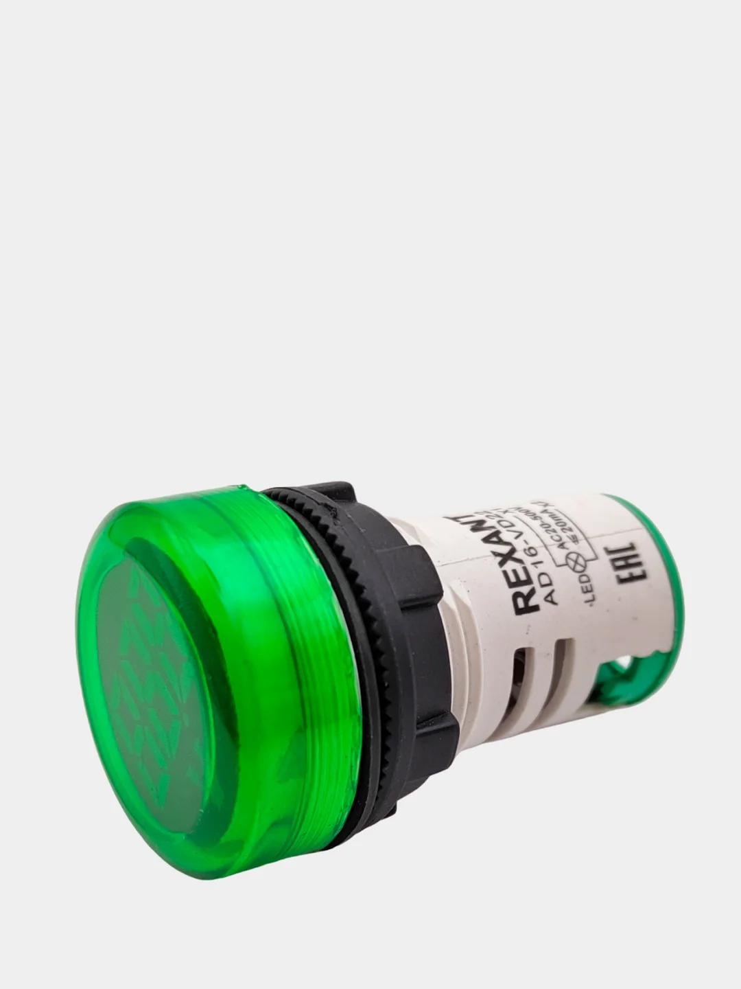 Зеленый вольтметр (индикатор значения напряжения) VD22 70-500 B, красный/желтый/зеленый REXANT