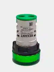 Зеленый вольтметр (индикатор значения напряжения) VD22 70-500 B, красный/желтый/зеленый REXANT