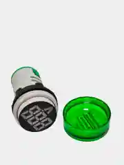 Зеленый вольтметр (индикатор значения напряжения) VD22 70-500 B, красный/желтый/зеленый REXANT
