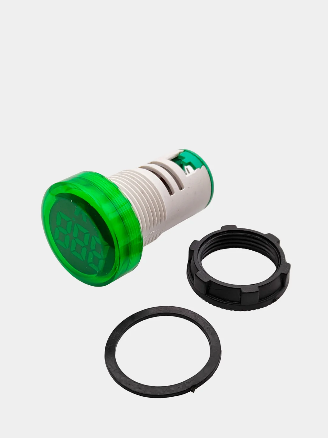 Зеленый вольтметр (индикатор значения напряжения) VD22 70-500 B, красный/желтый/зеленый REXANT