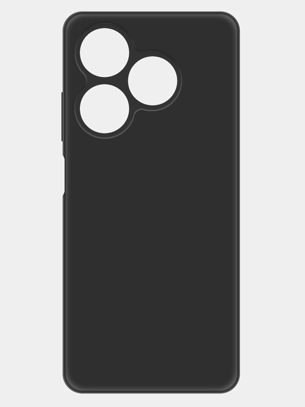 Чехол-накладка Krutoff Silicone Case для INFINIX Smart 8/8 Plus/8 Pro синий