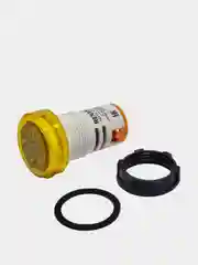 Желтый вольтметр (индикатор значения напряжения) VD22 70-500 B, красный/желтый/зеленый REXANT