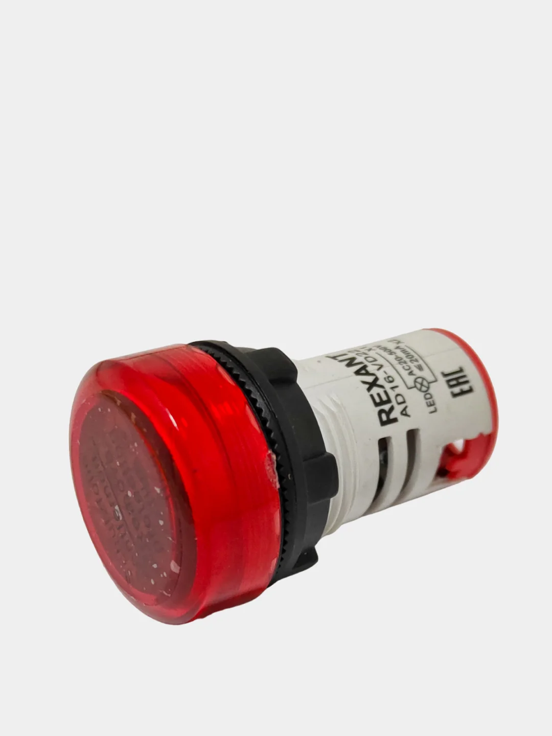 Зеленый вольтметр (индикатор значения напряжения) VD22 70-500 B, красный/желтый/зеленый REXANT