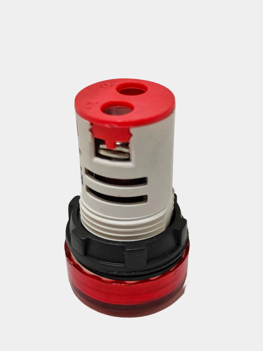 Зеленый вольтметр (индикатор значения напряжения) VD22 70-500 B, красный/желтый/зеленый REXANT