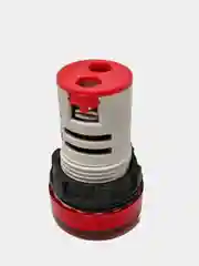 Зеленый вольтметр (индикатор значения напряжения) VD22 70-500 B, красный/желтый/зеленый REXANT