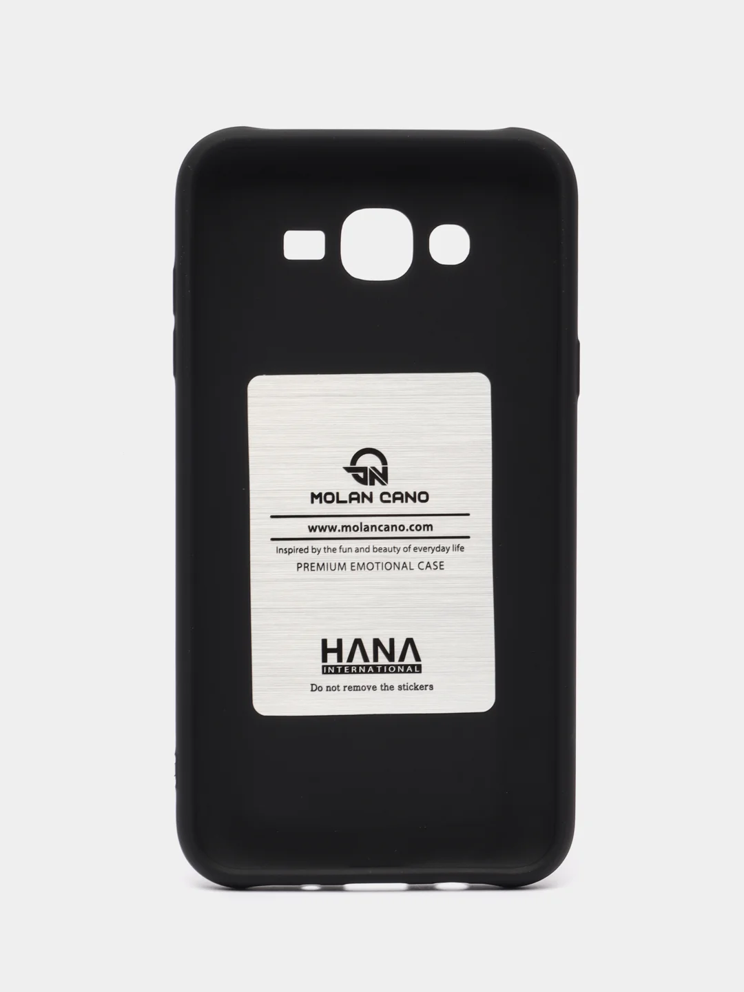 Черный силиконовый чехол для Samsung Galaxy J7, J700 бампер Hana Molan Cano для смартфона