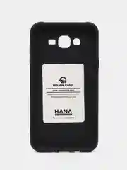 Черный силиконовый чехол для Samsung Galaxy J7, J700 бампер Hana Molan Cano для смартфона