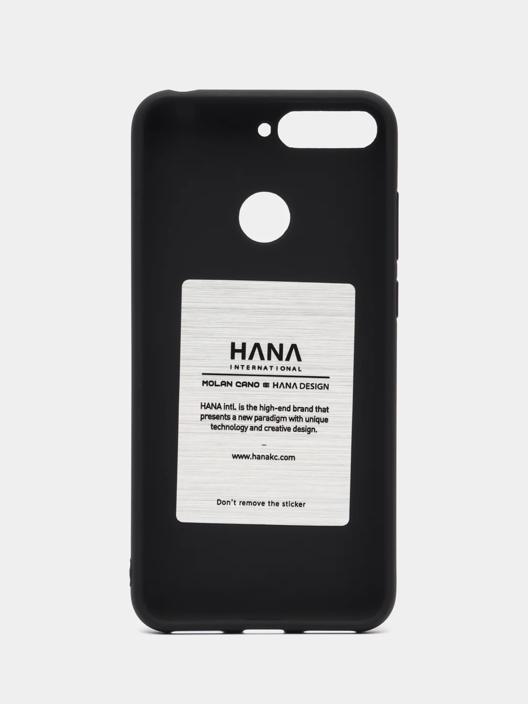 Черный силиконовый чехол для Huawei Y6 2018, Enjoy 8e, Honor 7A бампер Hana Molan Cano
