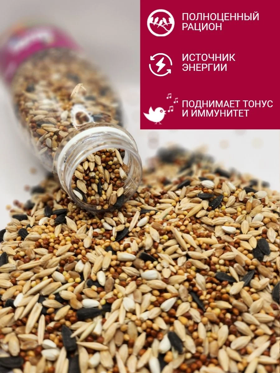 Корм для уличных и лесных птиц 1 кг