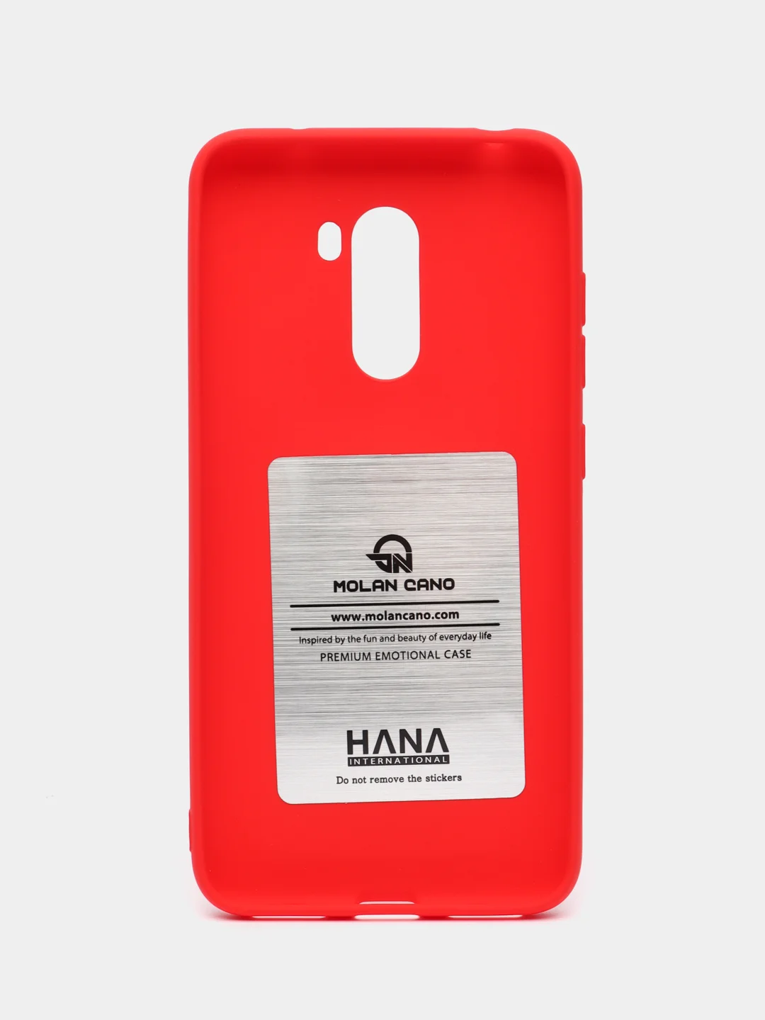Красный силиконовый чехол для Xiaomi Pocophone F1 бампер Hana Molan Cano для смартфона