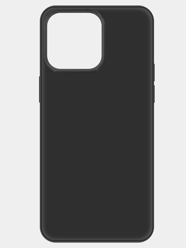 Чехол-накладка Krutoff Silicone Case для iPhone 15 Pro Max черный