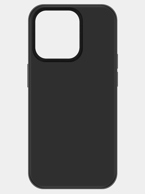 Чехол-накладка Krutoff Silicone Case для iPhone 15 Pro черный