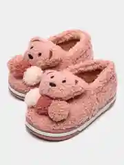 Розовый тапочки детские "Медвежата"