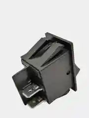 Красный выключатель (фары, свет) клавишный 12V 35А (4с) ON-OFF с  LED подсв (+ клеммамы и термоус)