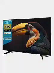 Черный телевизор LED 50" VeSta 50V3500 4K, HDR, SmartTV, BT 5.0, Wi-Fi, черный