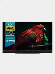 Черный телевизор LED 50" VeSta V50MUA7500, 4K, HDR, SmartTV, Саундбар, BT 5.0, Wi-Fi, черный