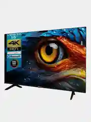 Черный телевизор LED 55" VeSta V55MU8500, 4K, HDR, SmartTV, BT 5.0, Wi-Fi 2.4 ГГц, черный