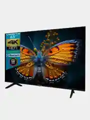 Черный телевизор LED 65" VeSta V65MU8500, 4K, HDR, SmartTV, BT 5.0, Wi-Fi 2.4-5.0 ГГц, черный