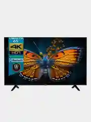 Черный телевизор LED 65" VeSta V65MU8500, 4K, HDR, SmartTV, BT 5.0, Wi-Fi 2.4-5.0 ГГц, черный