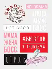 Рыжий термонаклейка на одежду с надписями-приколами, цитатами, термотрансфер на футболку 24 вида