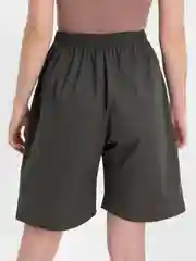 Зелёный хаки trendd / Шорты базовые Unisex с карманами и эластичной талией
