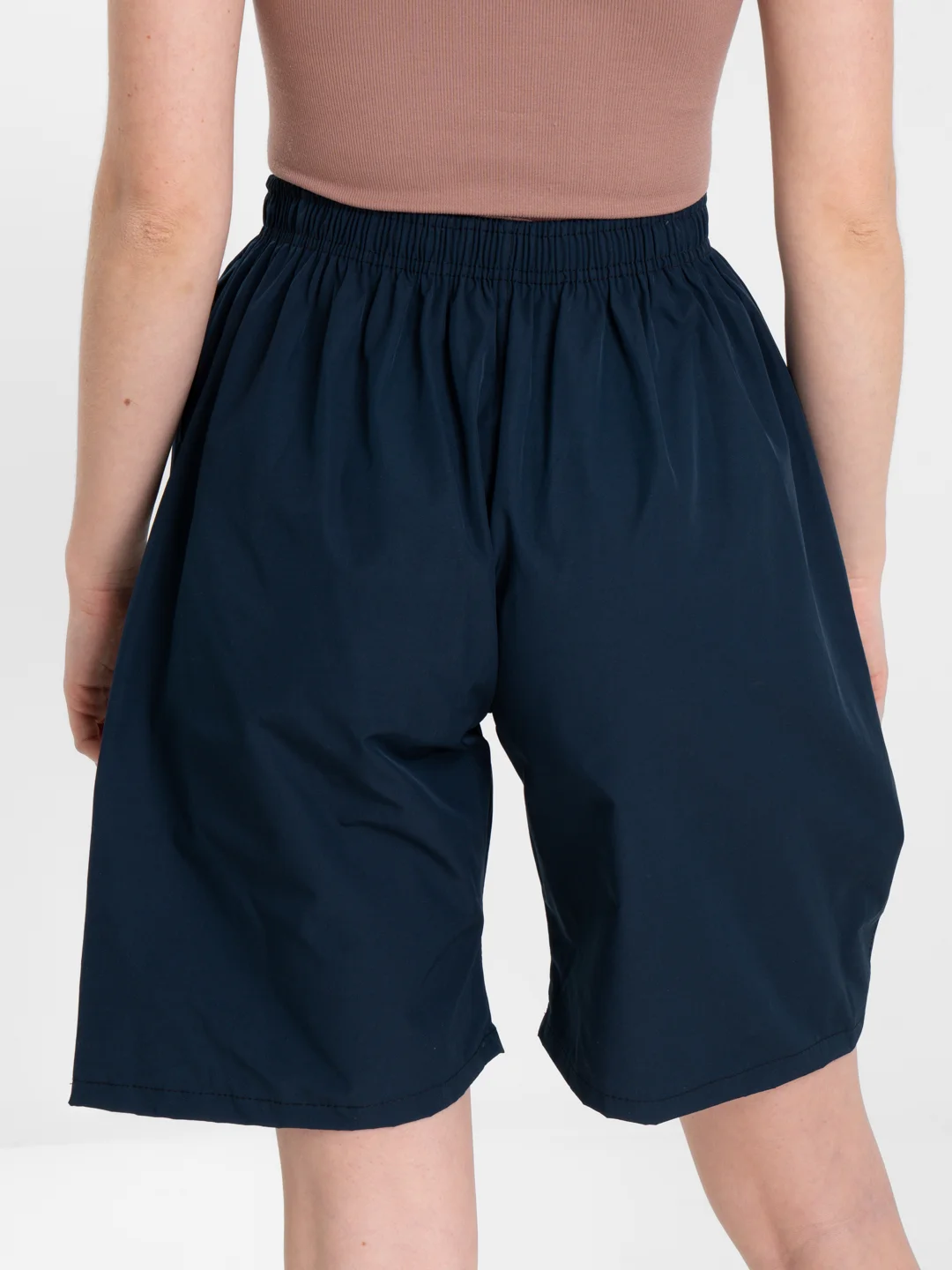 Темно-синий trendd / Шорты базовые Unisex с карманами и эластичной талией