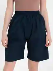 Темно-синий trendd / Шорты базовые Unisex с карманами и эластичной талией