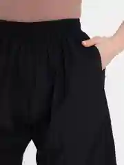 Черный trendd / Шорты базовые Unisex с карманами и эластичной талией