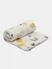 Зеленый детский муслиновый плед, одеяло,полотенце, пеленка для грудничков новорожденных малышей 0+
