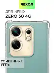 Противоударный чехол для Infinix Zero 30 4G / 5G силиконовый BROSCORP с усиленными углами