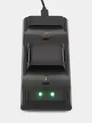 Черный зарядная станция для геймпадов PS5